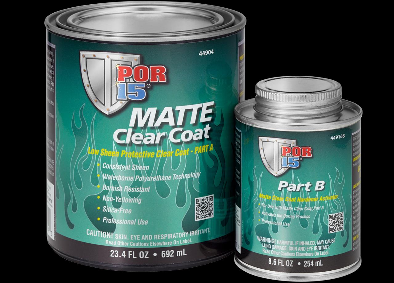 POR15 44901 POR15 Premium Quality 2Part Low Sheen Protective Clear