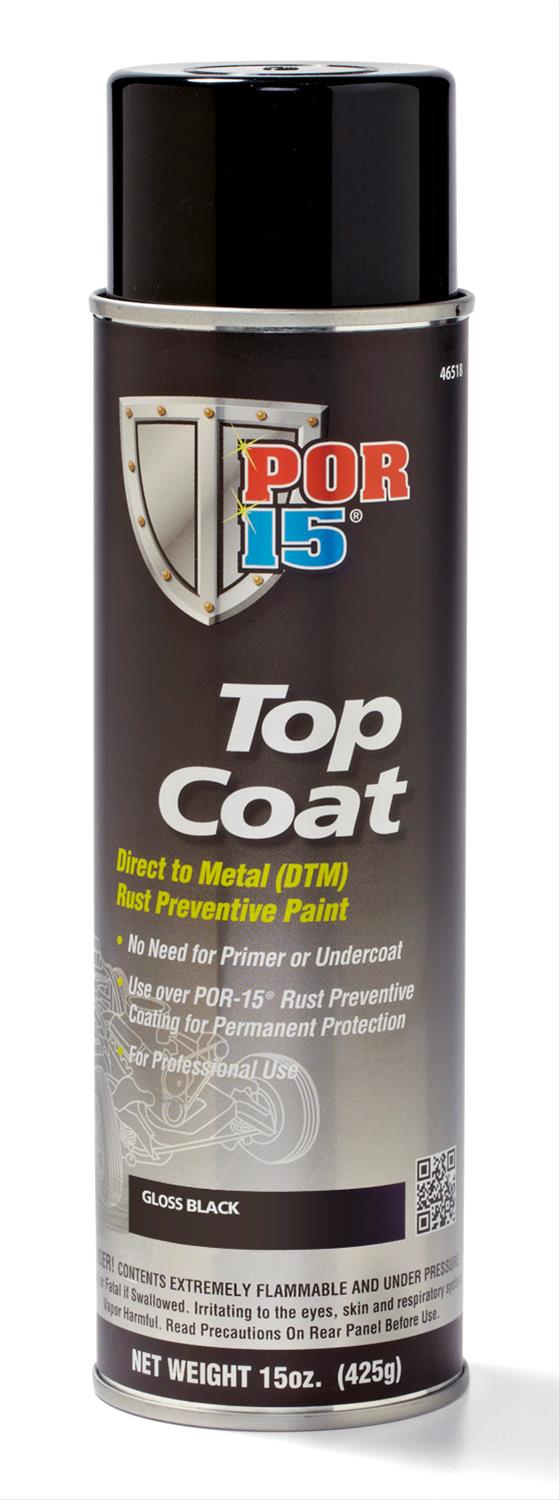 POR-15 45904 Semi-Gloss Black Chassis Coat – Rust Preventive Paint (Quart)