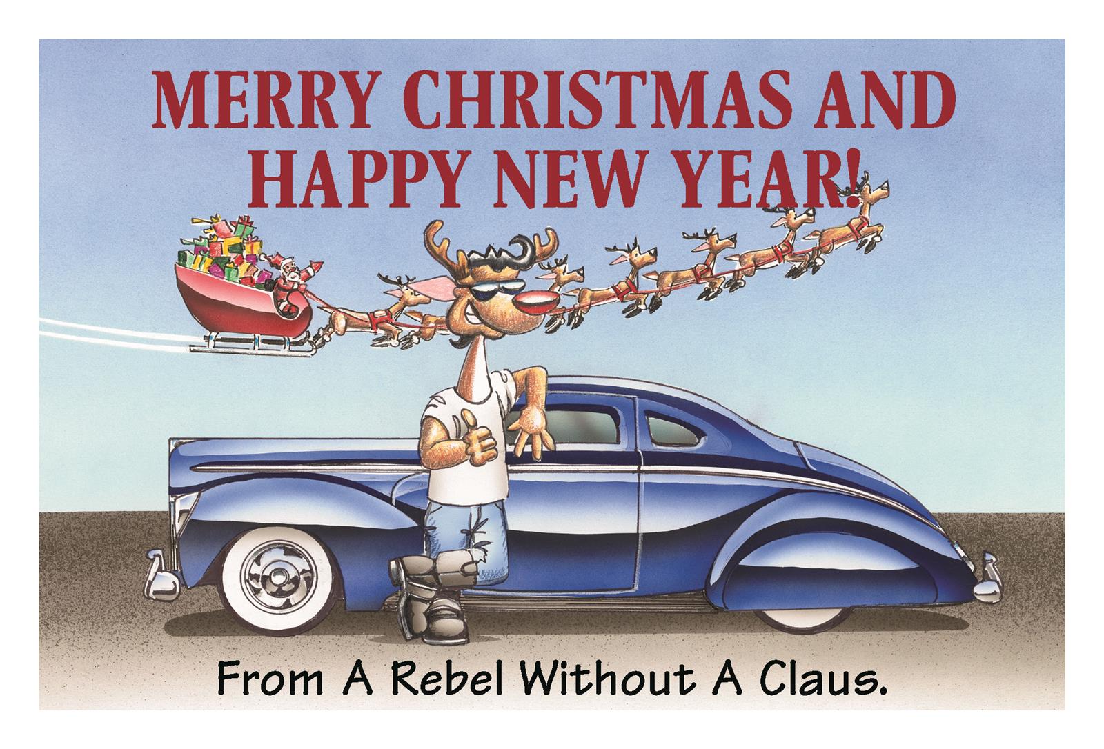 Summit Gifts CC11182 Rebel Without a Claus Christmas Cards—Set of 10