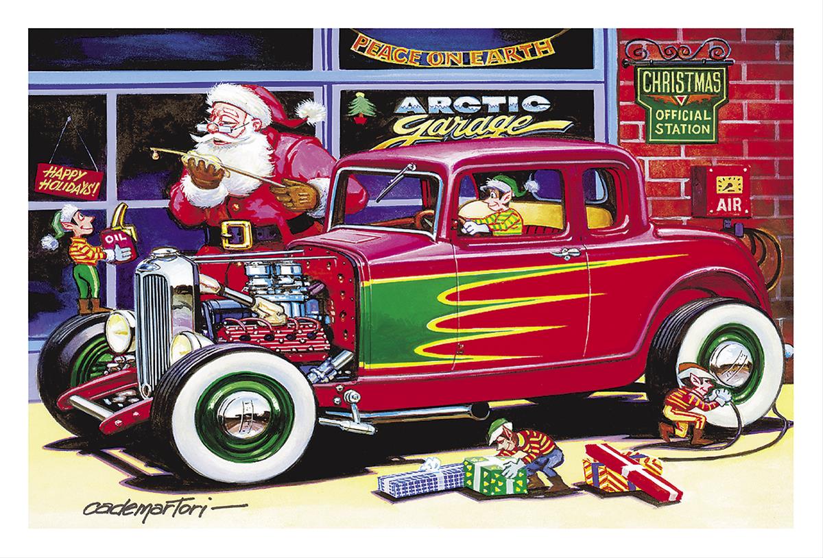 Summit Gifts CC599 Santa at the Arctic Garage Christmas Cards—Set of 10 ...