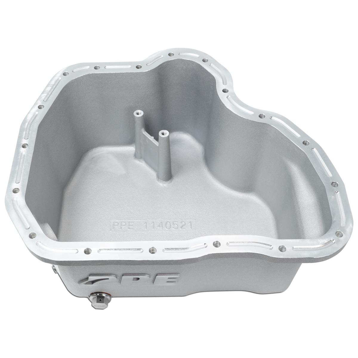 Pacific Performance Engineering Aluminum Oil Pans 114052100 Pan, Aluminum, Natural, 5 qt., Chevrolet, GMC, 6.6L, Diesel, Each thumbnail 4