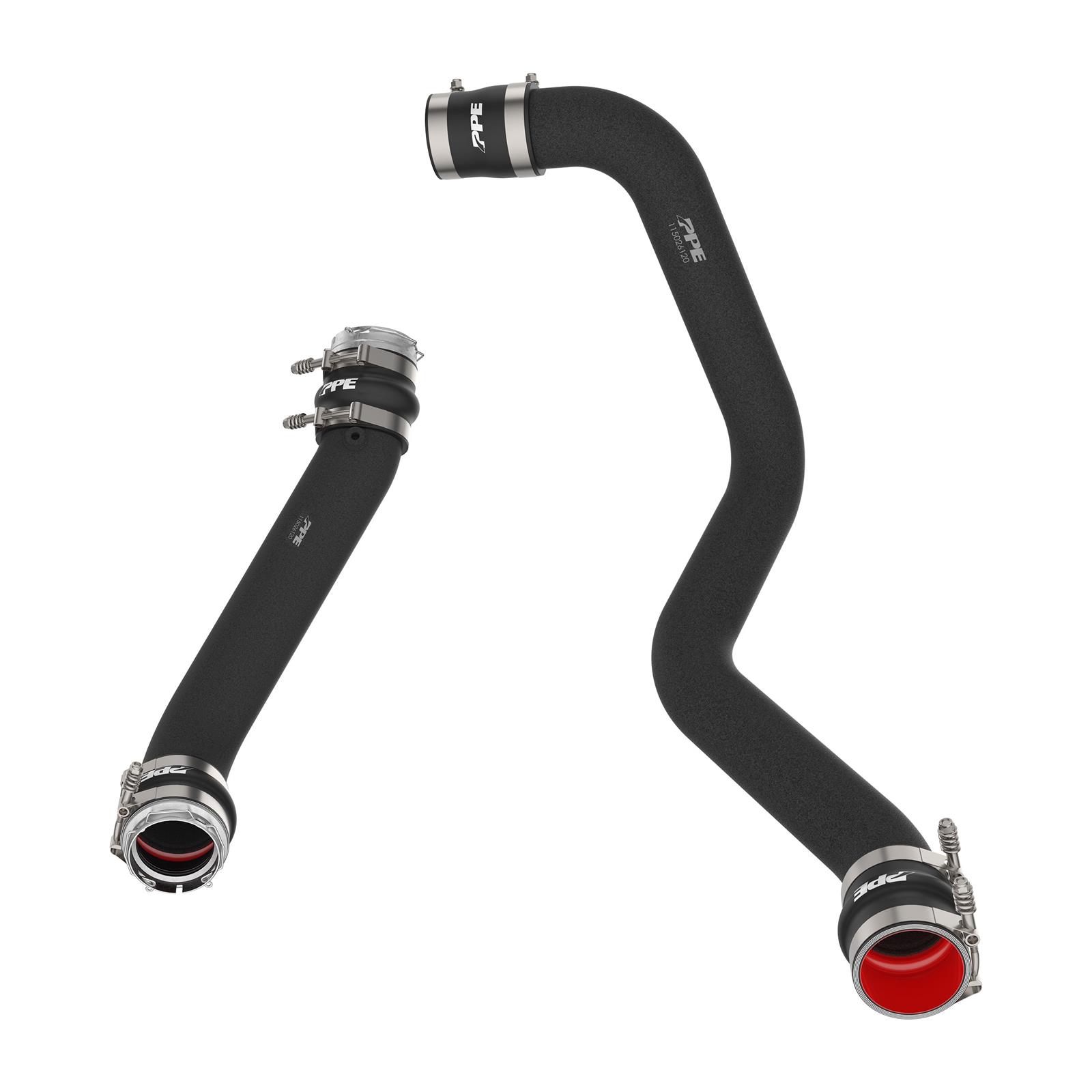 PPE Intercooler Pipes 115026120 Charge Air Pipe Kit - GM 6.6L Duramax 2020-2025 L5P - Black