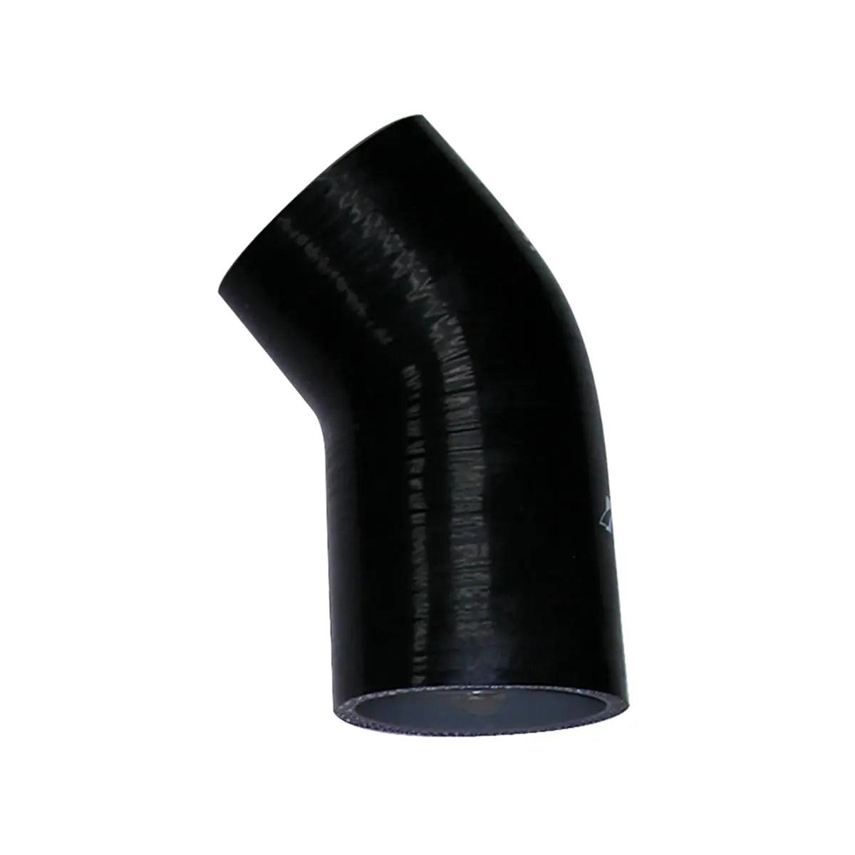 Pacific Performance Engineering Silicone Tubing Couplers 115900300 Coupler, 45 degree Elbow, Silicone, Black, 3.000 in. Inlet/Outlet Diameter, Each