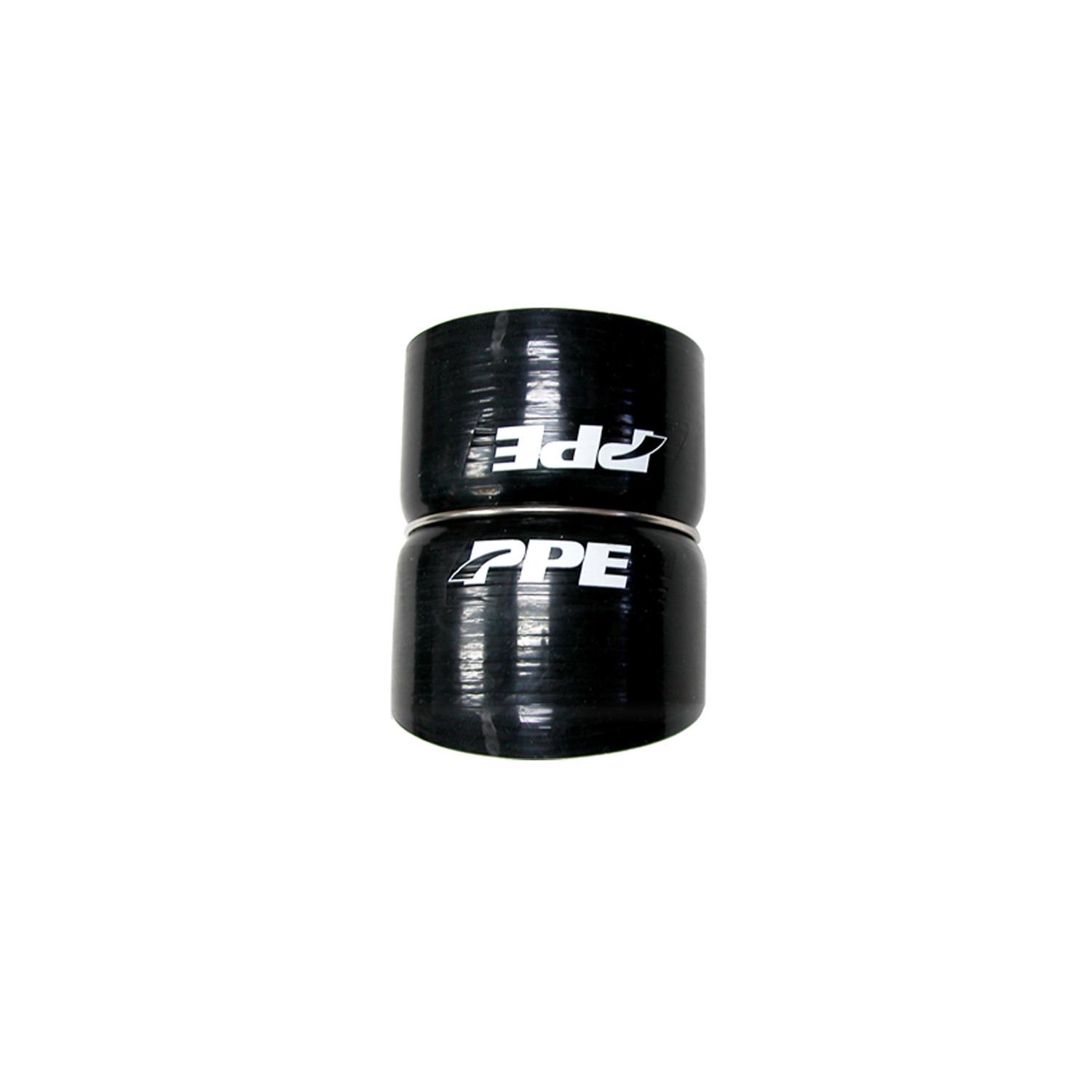 Pacific Performance Engineering Silicone Tubing Couplers 115900900 Coupler, Straight, Silicone, Black, 3.000 in. Inlet/Outlet Diameter, 3.875 in. Length, Each