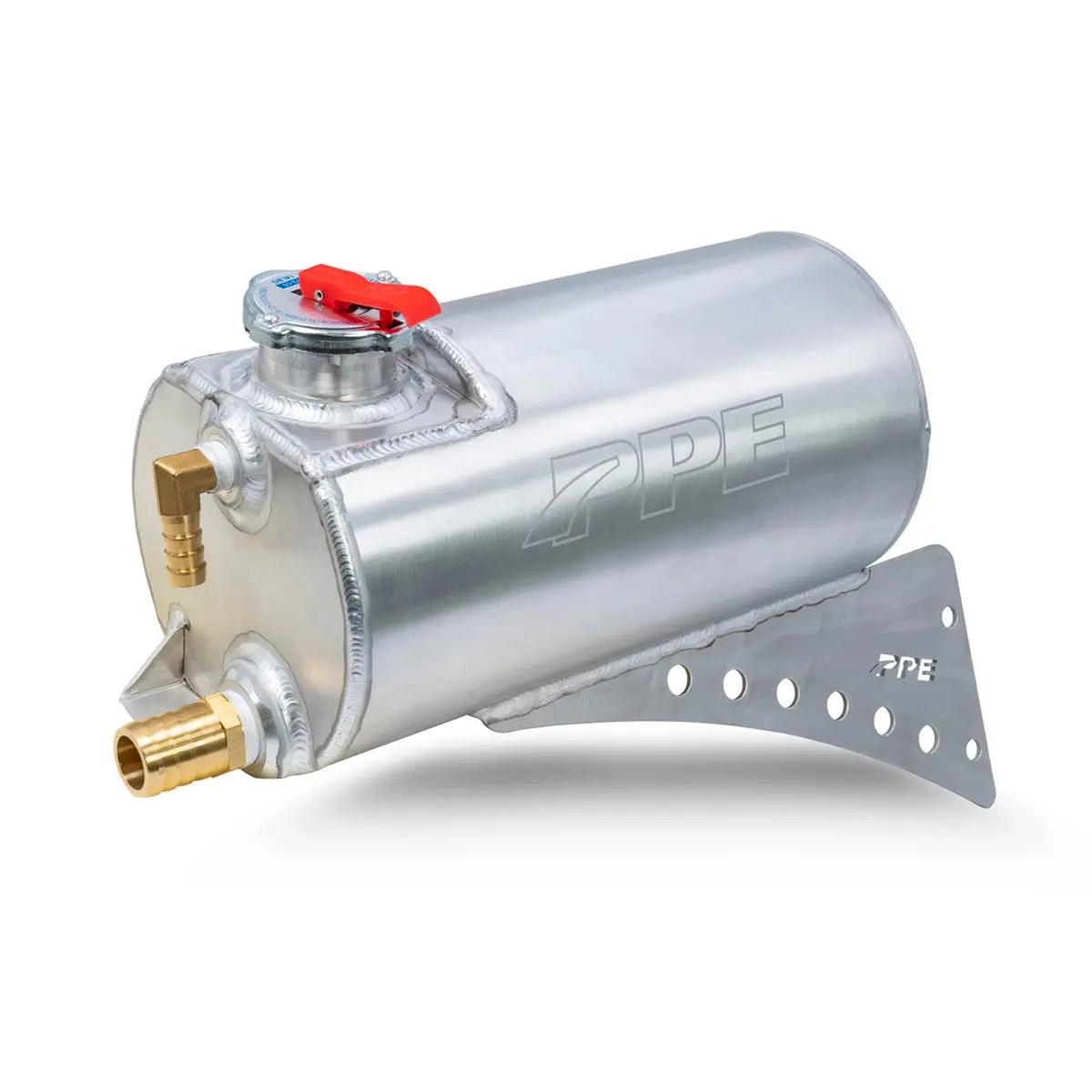 PPE Overflow and Recovery Tanks 116454025 Coolant Tank, Aluminum, 1 gallon, GM 2001-06 & All Gas 1500/2500/3500, Raw
