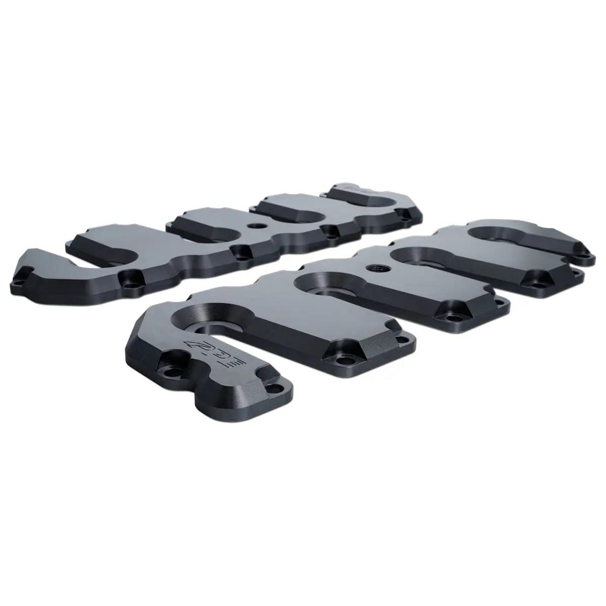 PPE Valve Covers 118021418 Cover Kit - Black Matte no Pillars - 2004.5-2010 GM 6.6L Duramax