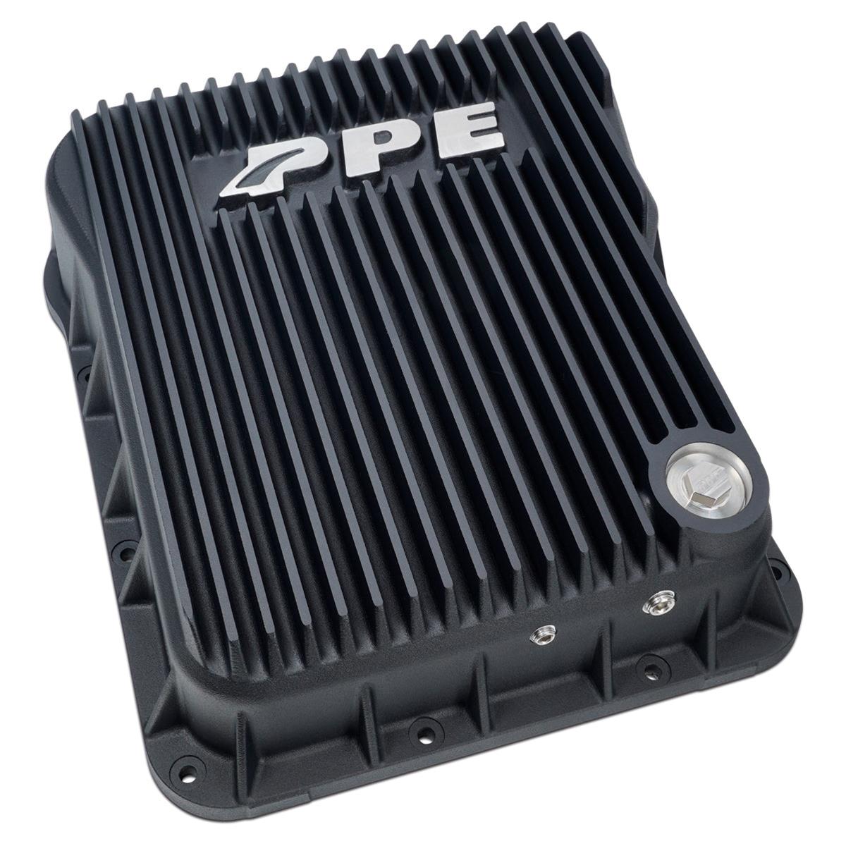 Pacific Performance Engineering Heavy-Duty Transmission Pans 128052020 Automatic Pan, Heavy-Duty, Aluminum, Black, Chevy, GMC, Allison 1000, Each