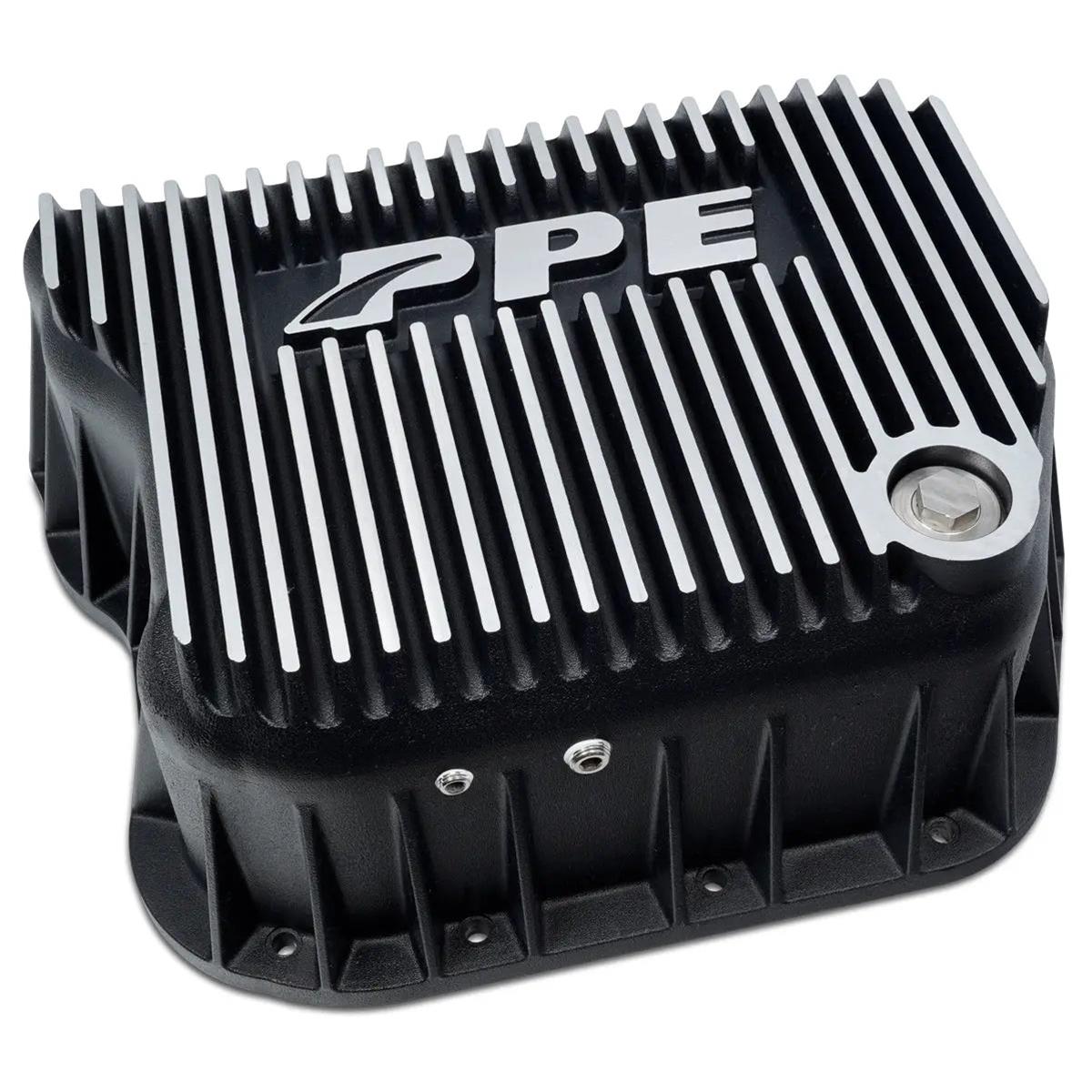 Pacific Performance Engineering Heavy-Duty Transmission Pans 228051010 Pan, Heavy-Duty, Deep, Aluminum, Black, Chrysler, Dodge, Plymouth, Each