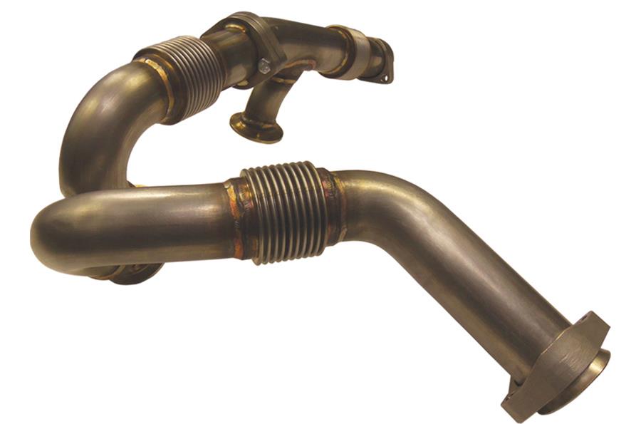 Pacific Performance Engineering Replacement High-Flow Up Pipes for 2003-2004 EXCURSION, F-250 SUPER DUTY, F-350 DUTY - 316119503 Exhaust Pipes, Turbo Pipes, Stainless Steel, Natural, 2 in. Diameter, Ford, 6.0L Diesel, Kit thumbnail 3