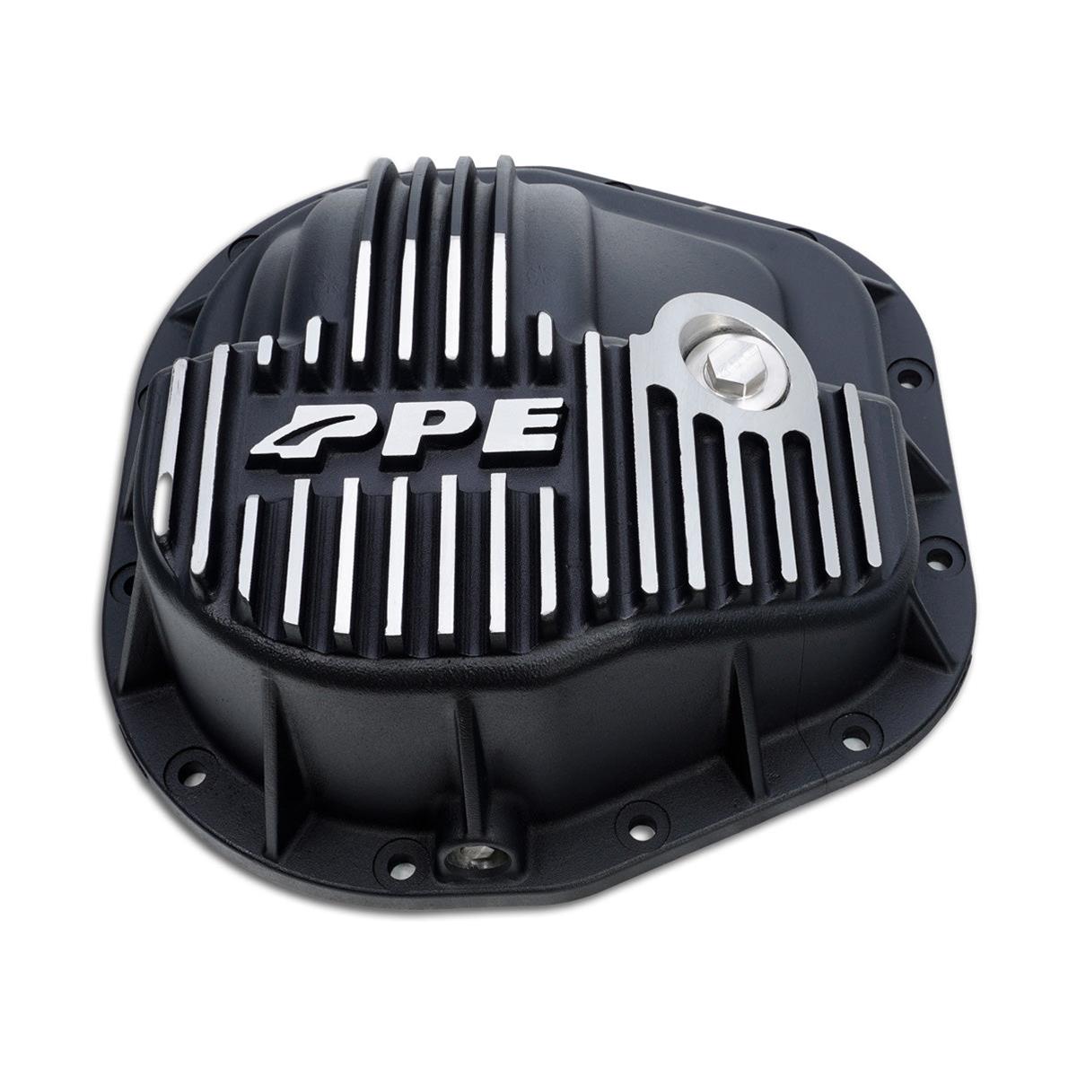 Pacific Performance Engineering 12 Bolt Ford 10.25/10.5 Inch Differential Cover 338051110 Cover, Rear, 12-bolt, Aluminum, Black with Brushed Fins, in., Each