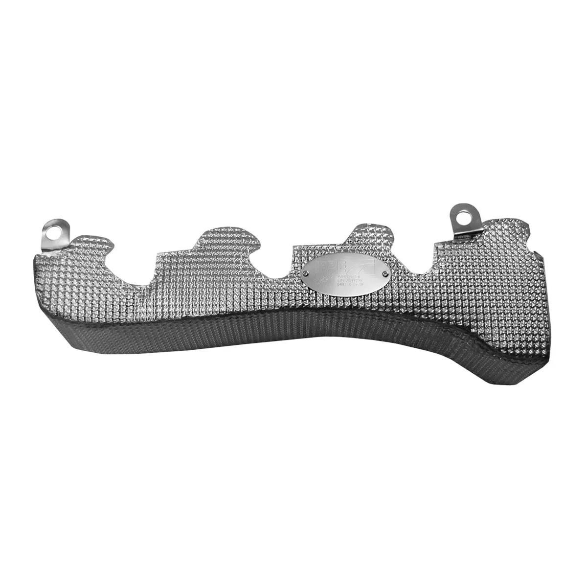 PPE Turbo Heat Shields 417001000 Shield, Left Bank, Marine, Inconel, GM Duramax 6.6L, 2001+, heat resistant silicone membrane