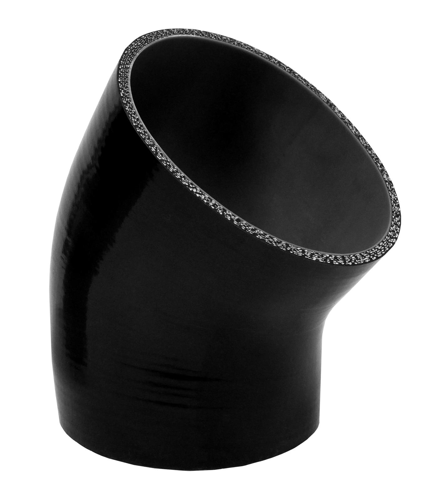 PPE Tubing Couplers 515505045 Silicone Hose, 5.0" ID, 45 Deg Angle, 5mm 4ply, -76 to +437 degrees F
