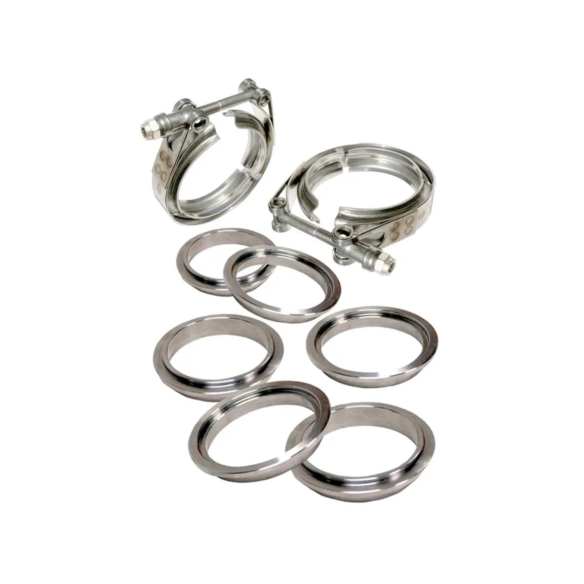 Pacific Performance Engineering V-Band Exhaust Flanges 517335008 8 PIECE KIT