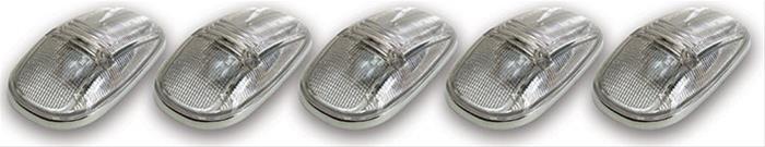 Pacer Performance Hi-Five Cab Lights 20-244C Lights, Hi-Five, Clear, LED, Hardware Included, Wiring Harness Included, Dodge, Kit