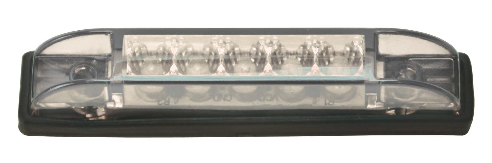 Pacer Performance LED Individual Lights 20-654 Auxiliary Light, Marker, Amber Lens, Clear Bulb, 3.938 in. Length, 0.688 in. Width, 0.875 in. Height