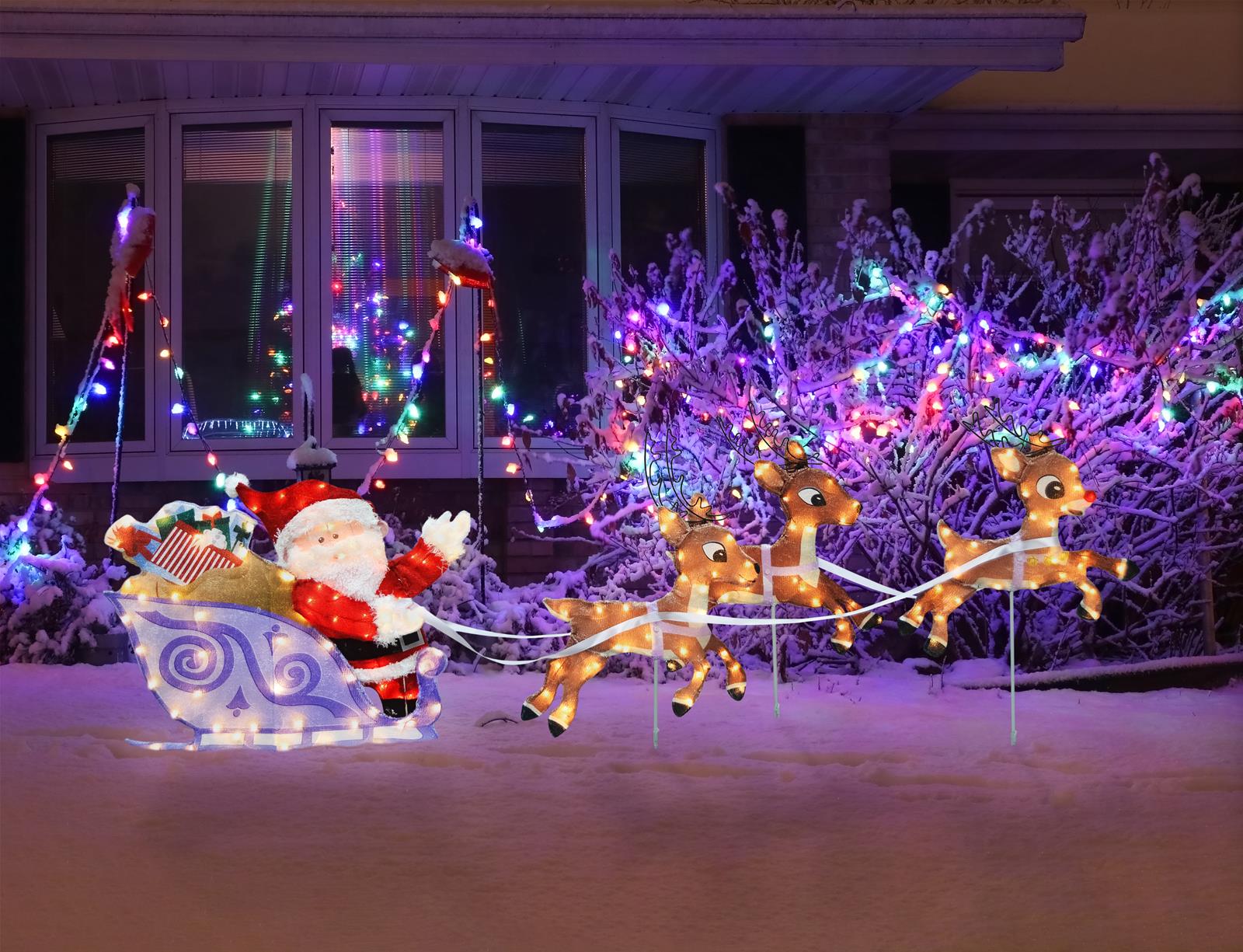 Summit Gifts 97404 2D Rudolph with Sleigh | Summit Racing