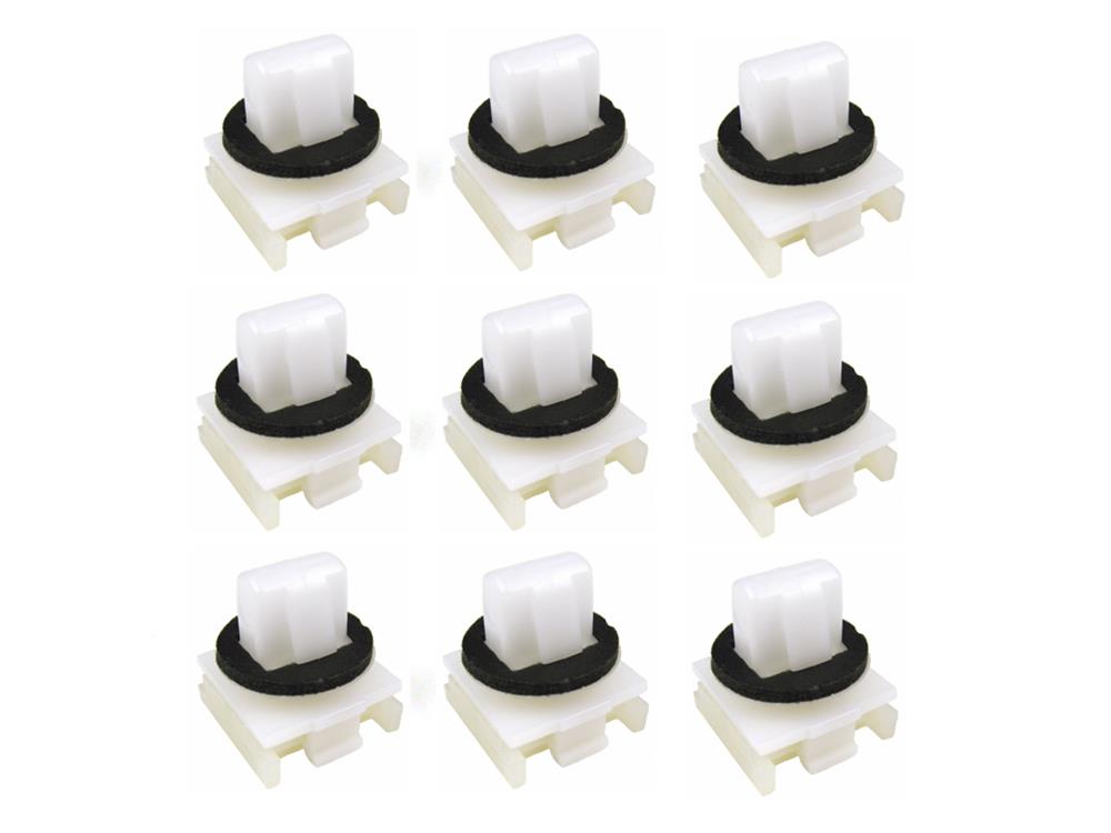 Precision Replacement Parts Weatherstrip Seal Fasteners CFK-1256-97 1997-2004 Ford Pickup/Expedition -2, Cowl Fastener Clip Kit, 9 Piece Set