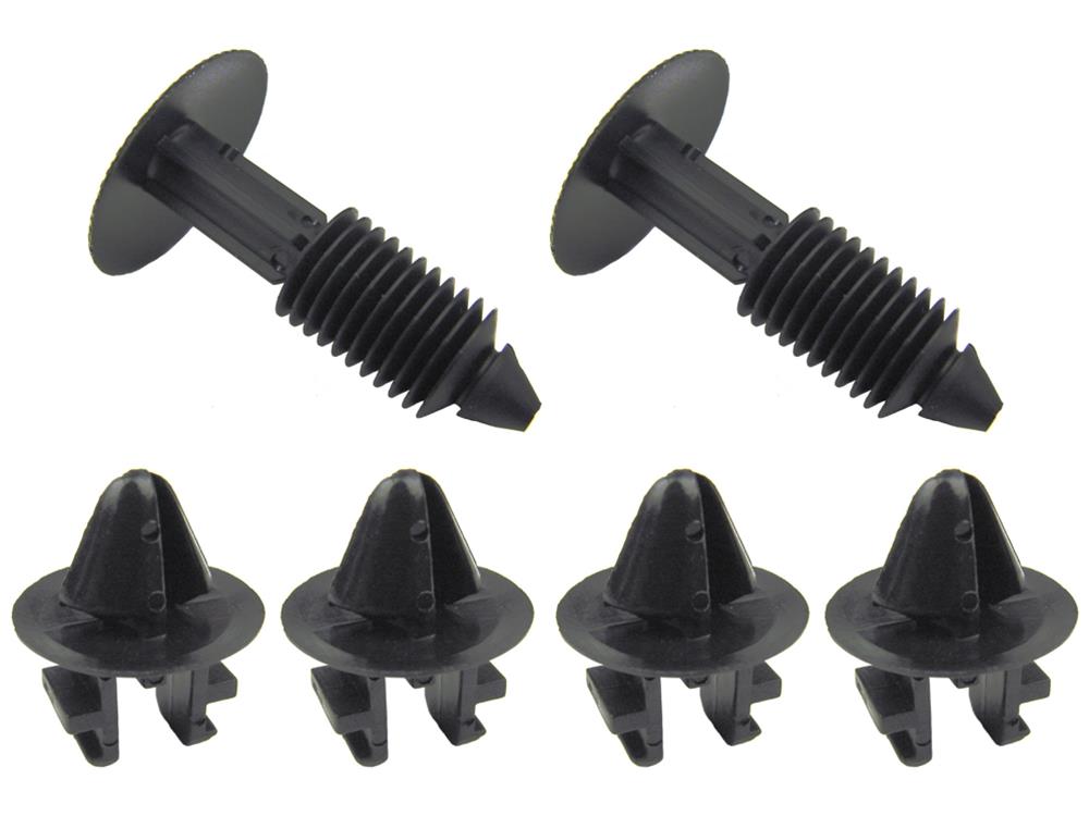 Precision Replacement Parts - Weatherstrip Seal Fasteners for 2004-2014 F-150, F-250 SUPER DUTY, F-350 DUTY CFK-1747-09 Ford Super Duty, Cowl Fastener Clip Kit, 6 Piece Set