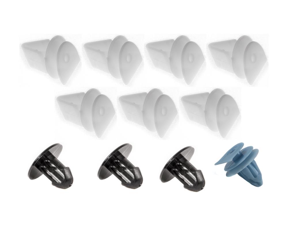 Precision Replacement Parts - Weatherstrip Seal Fasteners for 2006-2011 CIVIC CFK-2584-06 Honda Civic (4Dr Sedan), Cowl Fastener Clip Kit, 11 Piece Kit