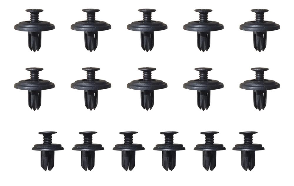 Precision Replacement Parts Weatherstrip Seal Fasteners CFK-459-83 1983-1987 Honda Prelude (Coupe), Cowl Fastener Clip Kit, 16 Piece Set thumbnail 3