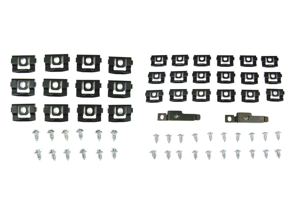 Precision Replacement Parts Body Molding Fasteners MCK-3440-70 1970-1970 Dodge Challenger/Barracuda (2Dr Hardtop), Clip Kit, Windshield and Rear Window Kits