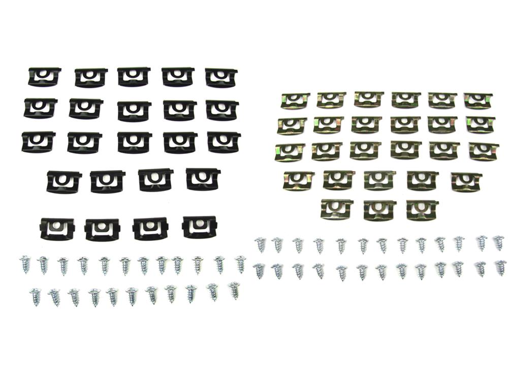 Precision Replacement Parts Windshield Molding Clip Kits MCK-3442-68 1968-1969 Plymouth Barracuda, Kit, and Rear Window