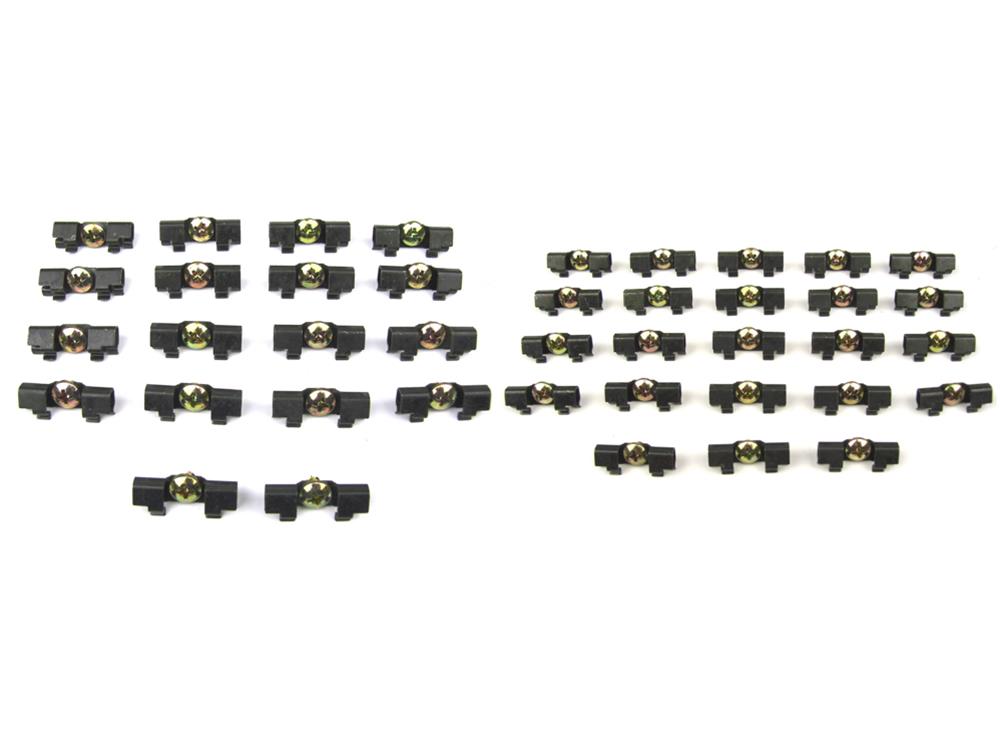 Precision Replacement Parts Windshield Molding Clip Kits MCK-3740-62 1962-1963 Mopar B-Body, Kit, and Rear Window