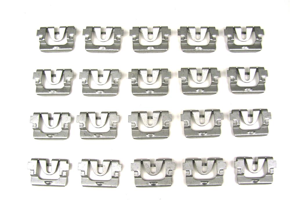 Precision Replacement Parts Windshield Molding Clip Kits PCK-1101-68 1968-1972 Chevrolet EL Camino, Kit, Rear Window, 20 Piece Set