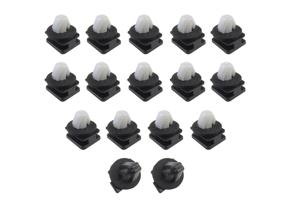 Precision Replacement Parts Windshield Molding Clip Kits for 2011-2019 EXPLORER - PCK-1843-11 Clips, Side Molding, 16-Pieces, Ford, Kit