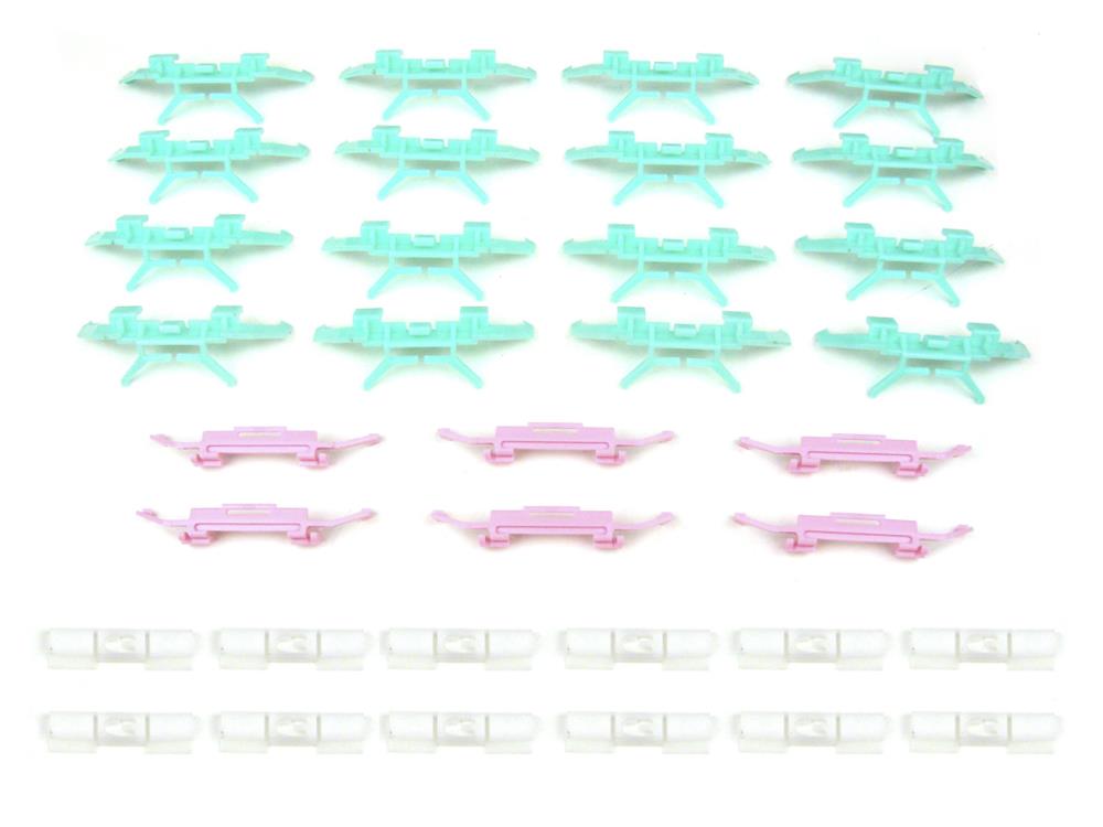 Precision Replacement Parts Windshield Molding Clip Kits PCK-2037-97 1997-2003 Mitsubishi Diamante (4Dr Sedan), Kit, Windshield, 34 Piece Set