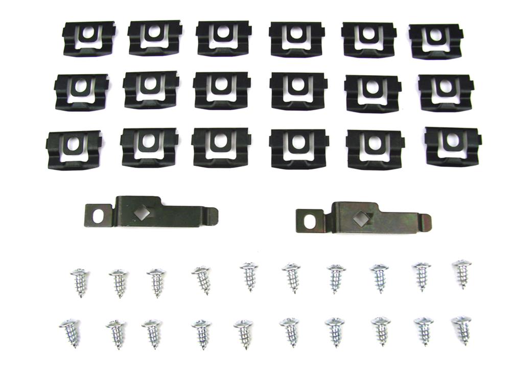 Precision Replacement Parts Windshield Molding Clip Kits PCK-4426-70 1970-1970 Dodge Challenger/Barracuda (2Dr Coupe), Kit, Rear Window, 40 Piece Set