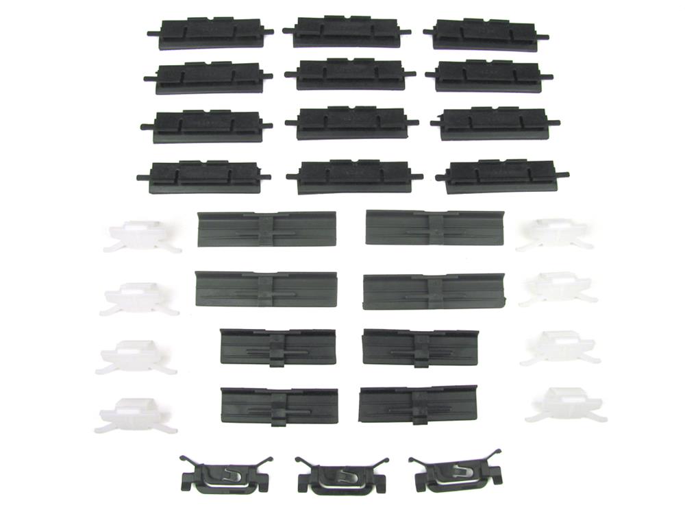 Precision Replacement Parts Windshield Molding Clip Kits PCK-480-84 1984-1985 Honda Accord (4Dr Sedan), Kit, Windshield, 31 Piece Set