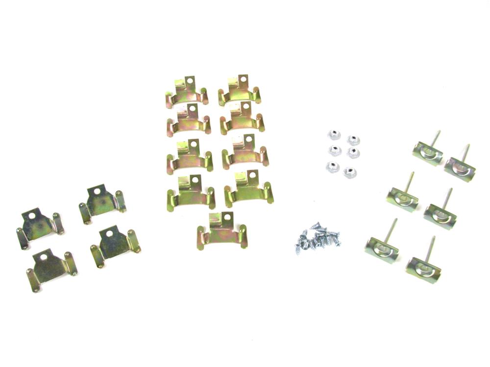 Precision Replacement Parts Windshield Molding Clip Kits PCK-567-59 1959-1960 GM B-Body (Sedan/Wagon), Fits 2 & 4 door sedan models - Kit, Windshield, 38 Piece Set