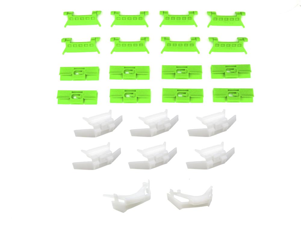 Precision Replacement Parts Windshield Molding Clip Kits PCK-633-90 1990-1993 Acura Integra (2Dr Hatchback), Kit, Windshield, 24 Piece Set