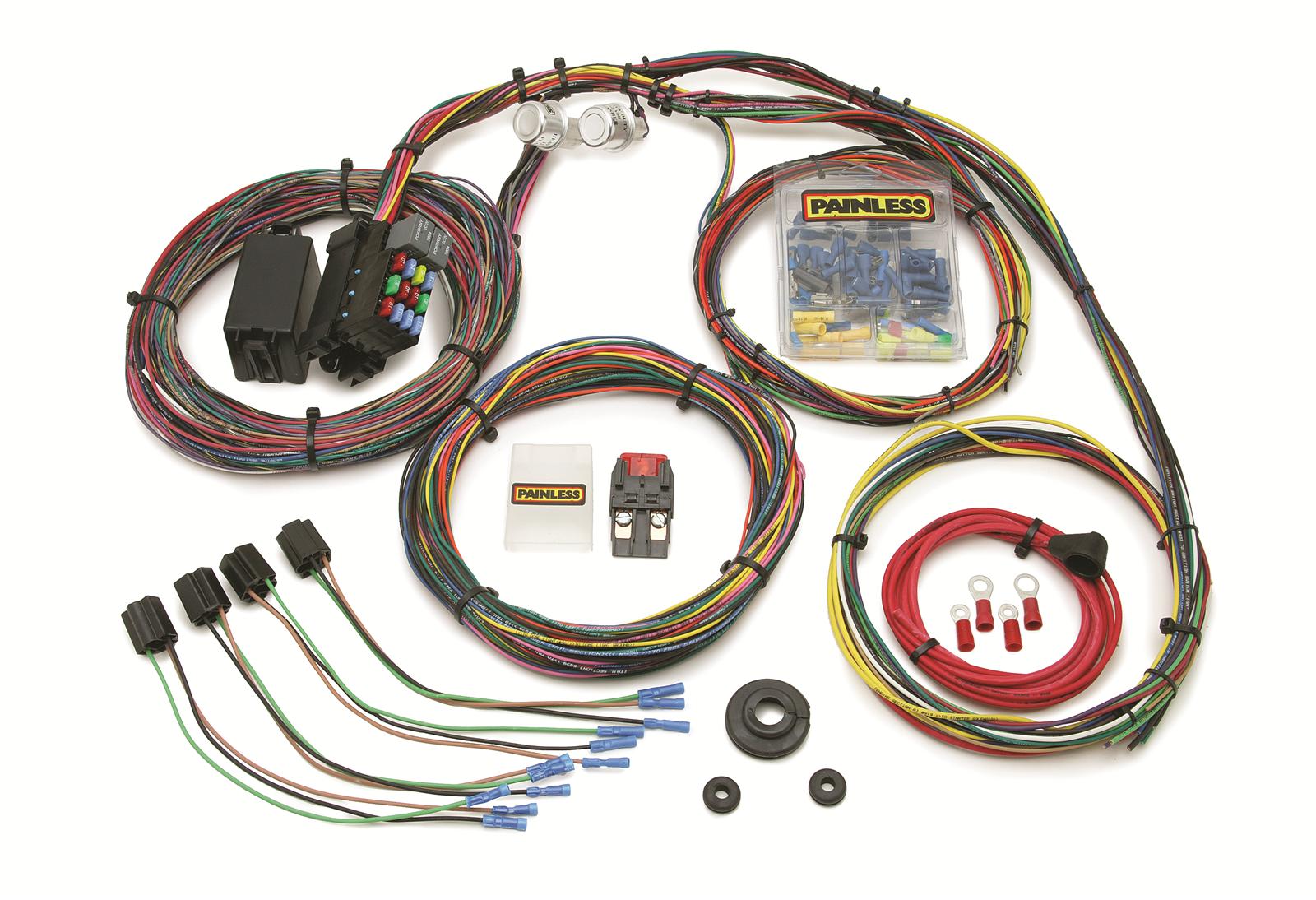 Painless Performance 21-Circuit Mopar Color Coded ... painless 50102 wiring diagram 