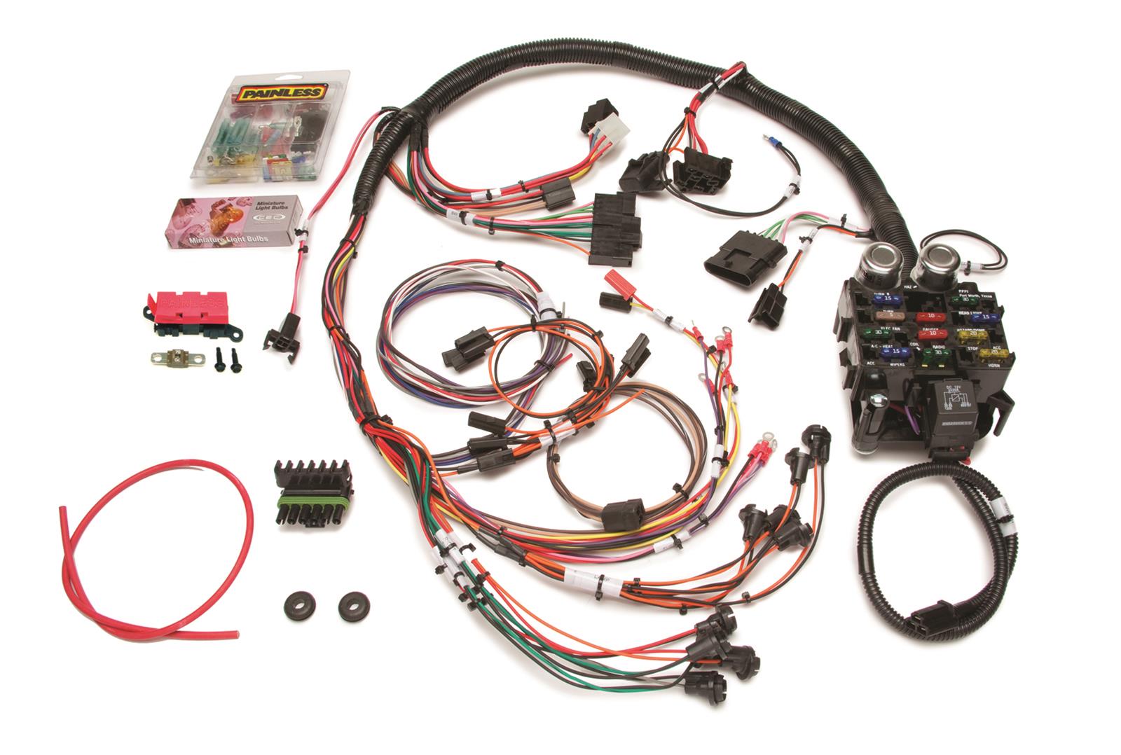 Painless Performance Wiring Harness CJ6 7 Jeep w/Keyed Column & Bulkhead 10106 Painless Performance Wiring Harness CJ6 7 Jeep w/Keyed Column & Bulkhead 10106