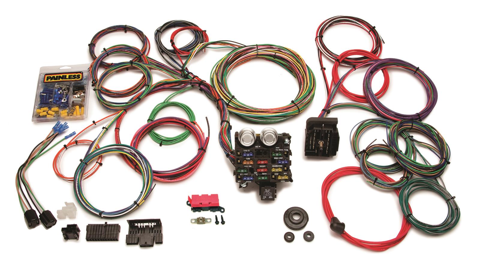 Painless Performance 21 Circuit Muscle Car Wiring Harness 20103 Painless Performance 21 Circuit Muscle Car Wiring Harness 20103