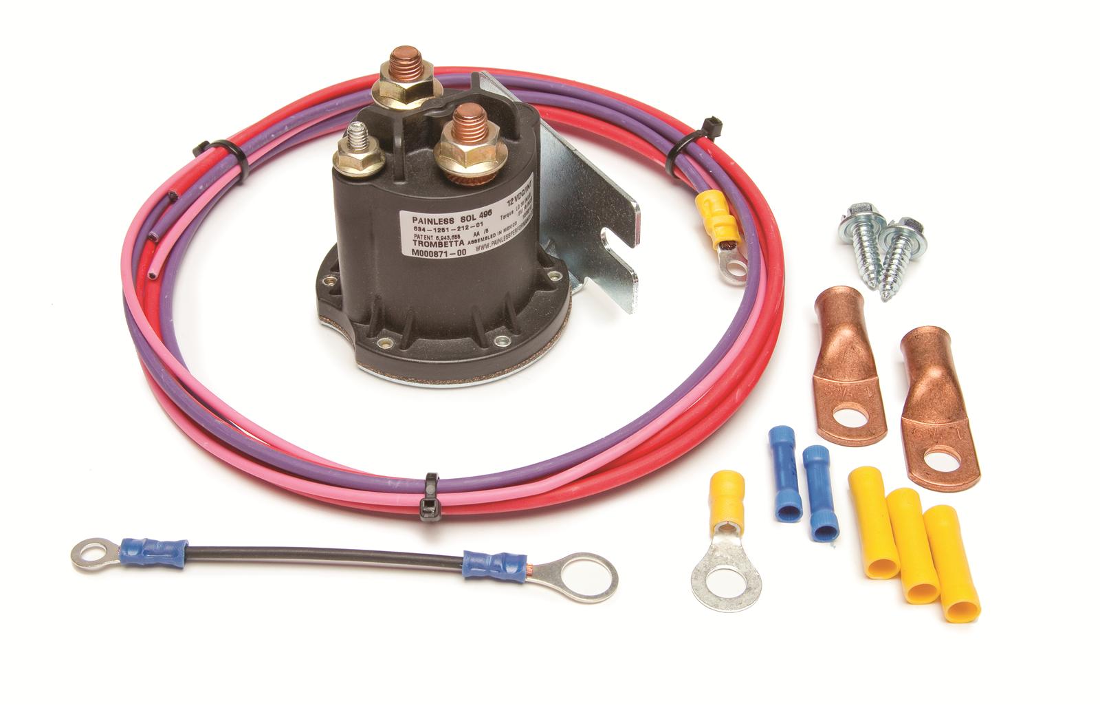 Painless Performance Remote Starter Solenoid Kit 30203 Painless Performance Remote Starter Solenoid Kit 30203