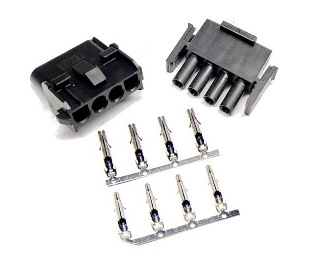 Painless Performance Connectors 40008 Wiring Connector, Quick Connect, 4-pin, Kit