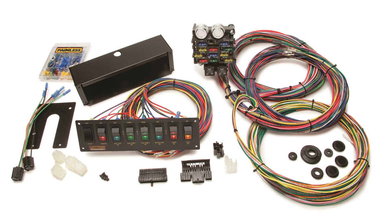 Painless Wiring 21 Circuit Harness Free Shipping | schematic and wiring