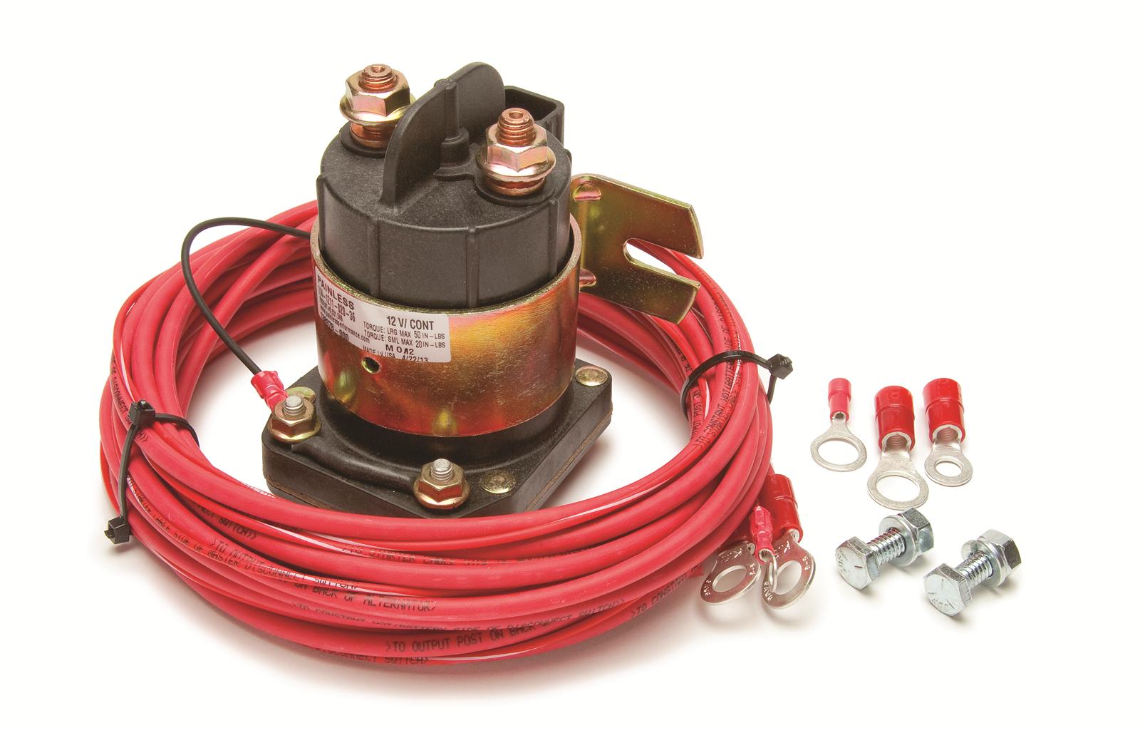 Painless Performance High Amp Alternator Shut Down Relay 50105 Painless Performance High Amp Alternator Shut Down Relay 50105
