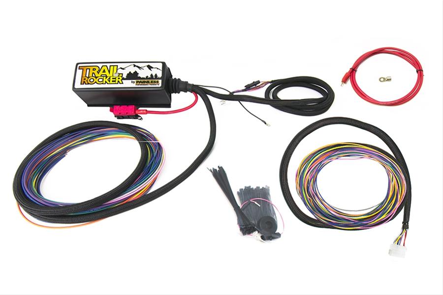 30 amps Painless Performance Trail Rocker Relay Control Systems 57100 Relays, Systems, amps, 12 V, Single Pole, Blade Terminal Type, Wiring Harness, General Use, Each