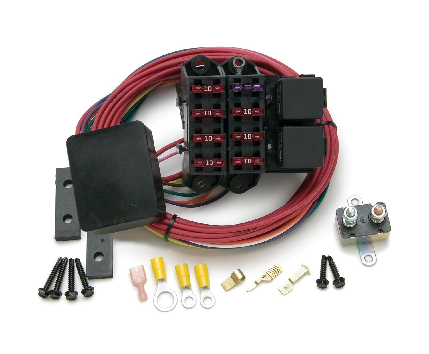 16-Circuits Painless Performance 50101 Race/Pro Street Pre-Wired Fuse Block 