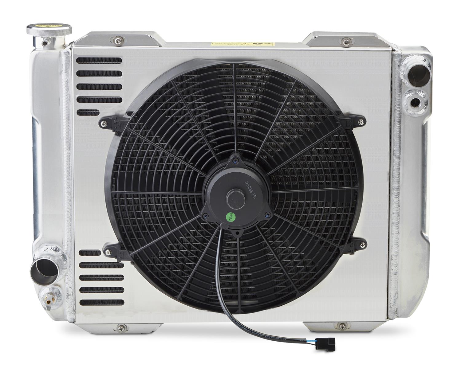 Proform 1-2-3 Universal Radiator Systems 117FS10 System with Fan, Universal, Aluminum, Natural, Manual Trans, 22.30 x18.0, Kit thumbnail 3