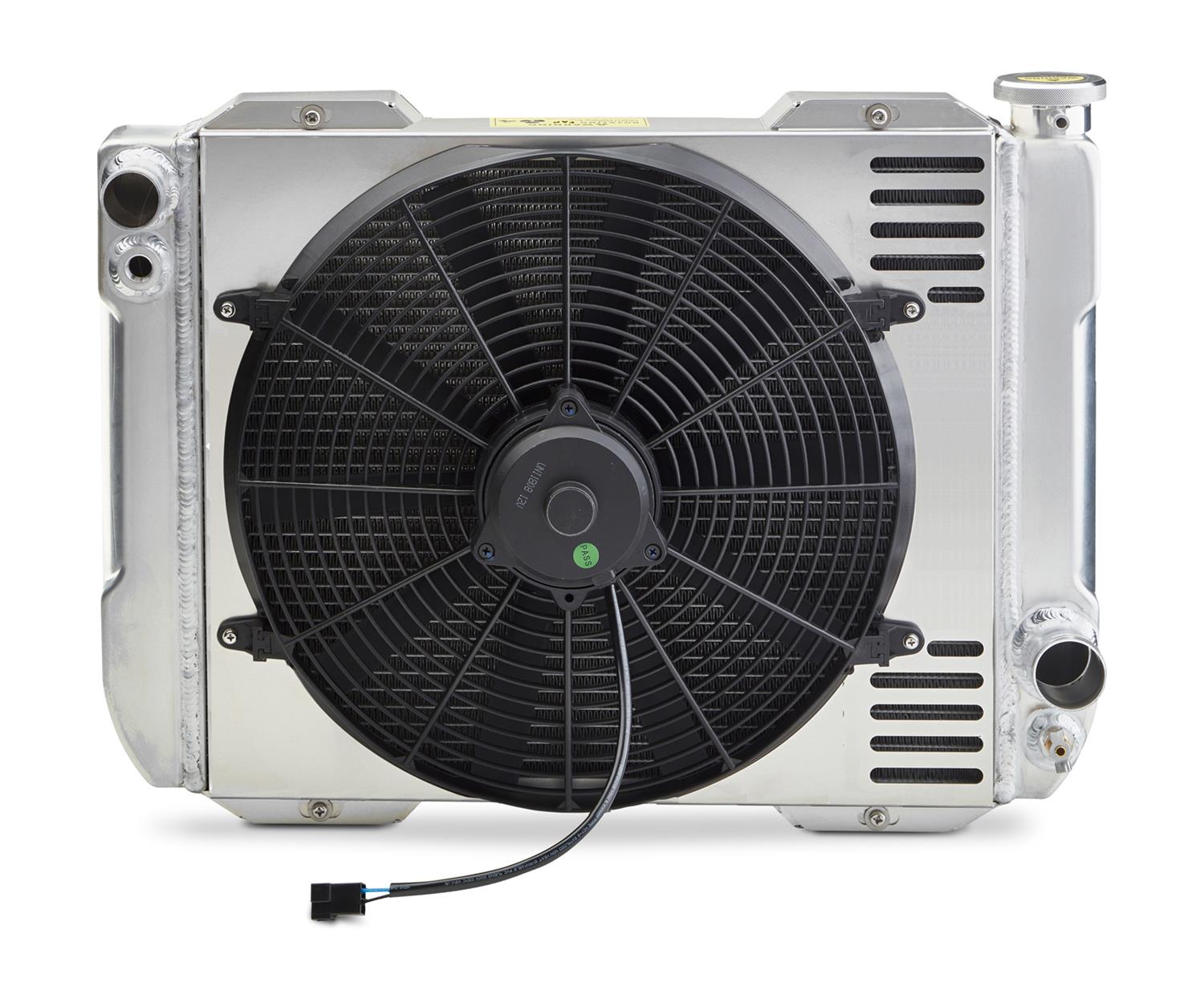 Proform 1-2-3 Universal Radiator Systems 119GS10 System with Fan, Universal, Aluminum, Natural, Manual Trans, 24.30 x18.0, Kit thumbnail 2