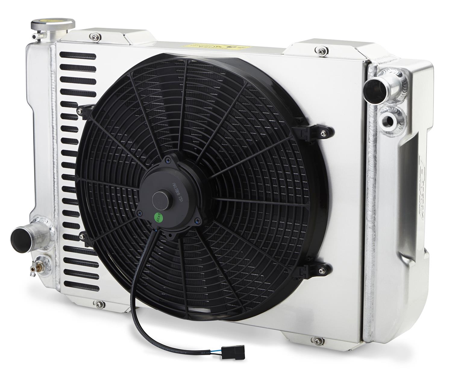 Proform 1-2-3 Universal Radiator Systems 123FS10 System with Fan, Universal, Aluminum, Natural, Manual Trans, 28.30 x18.0, Kit thumbnail 3