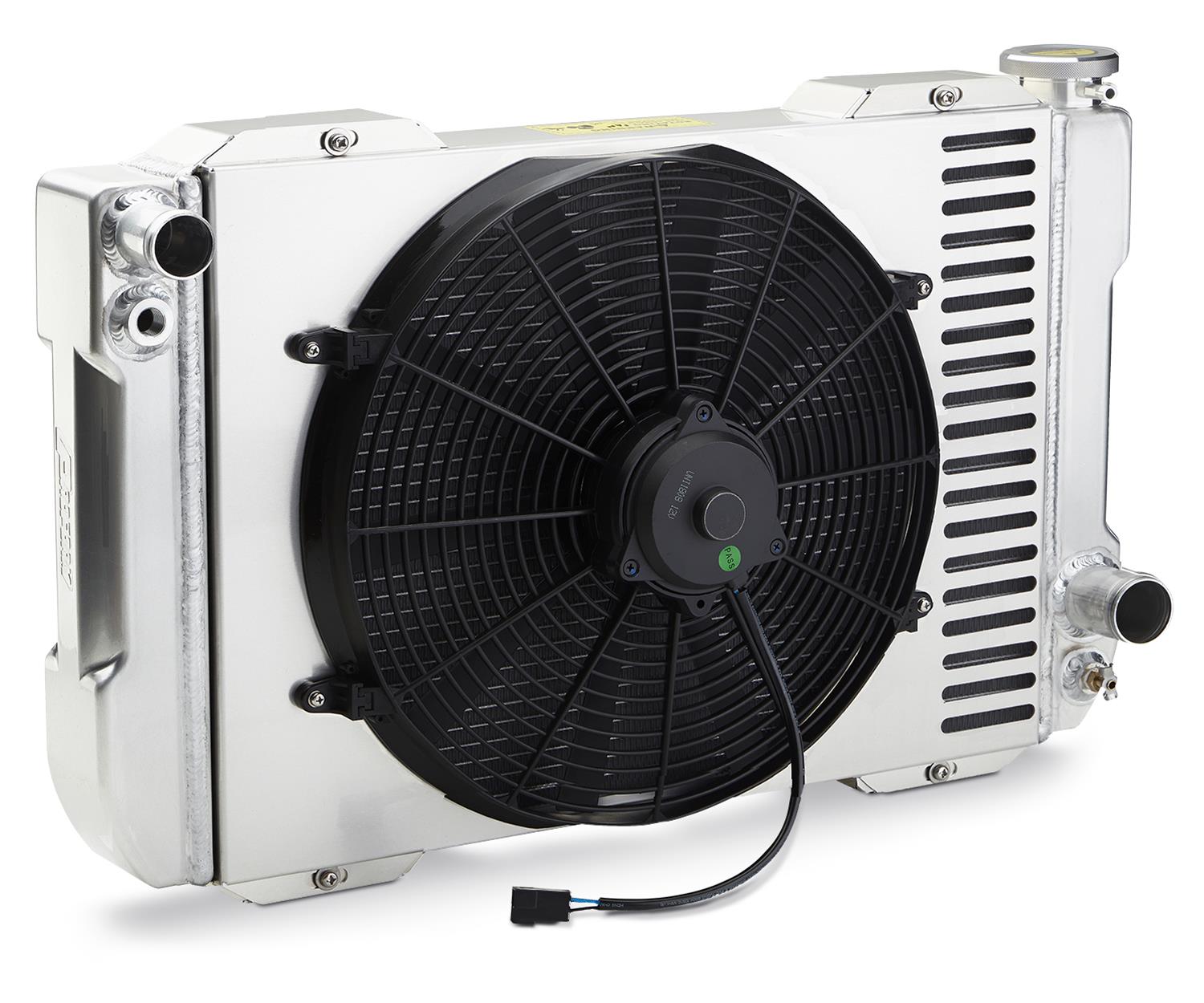 Proform 1-2-3 Universal Radiator Systems 123GS10 System with Fan, Universal, Aluminum, Natural, Manual Trans, 28.30 x18.0, Kit thumbnail 4