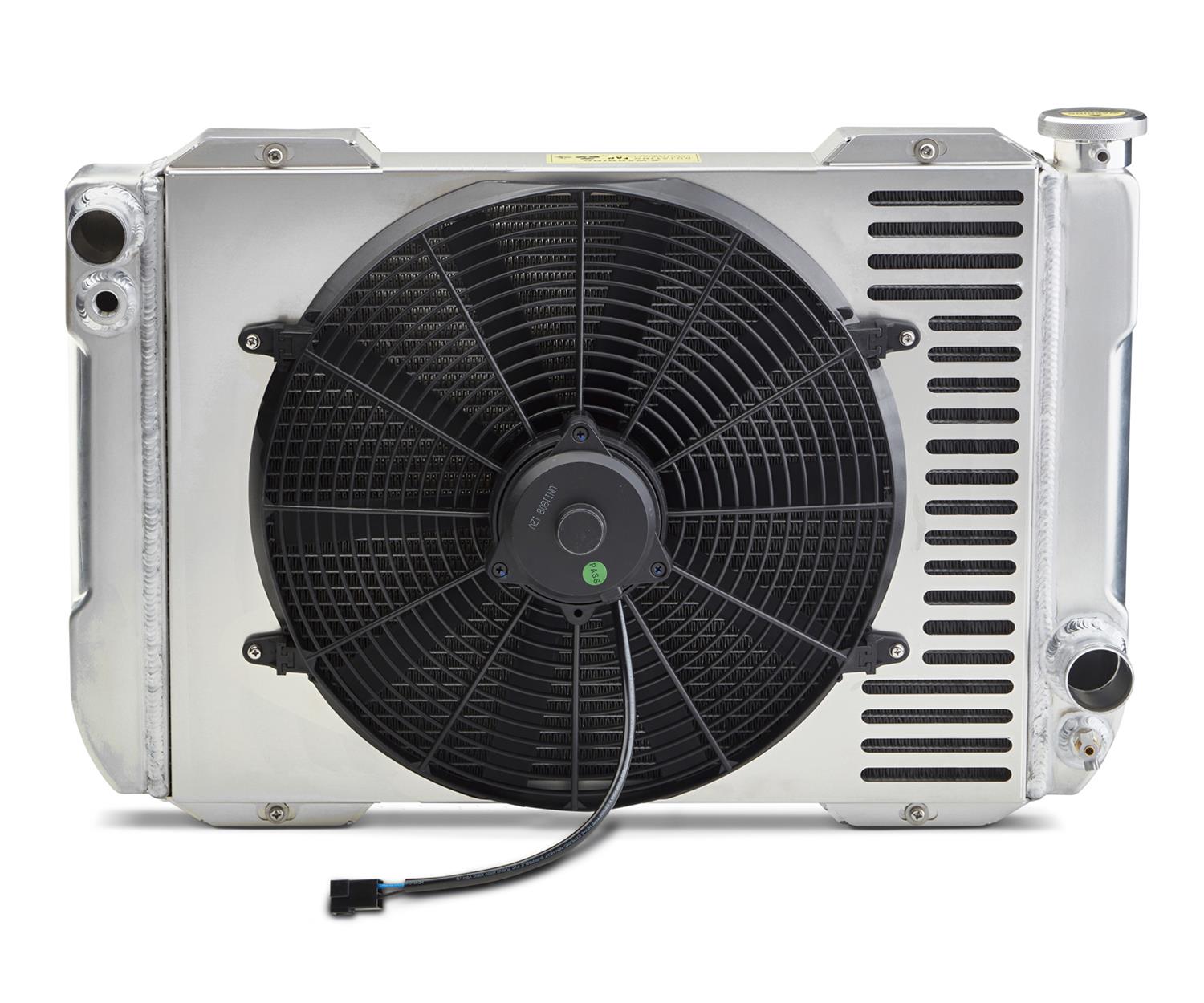 Proform 1-2-3 Universal Radiator Systems 123GS10 System with Fan, Universal, Aluminum, Natural, Manual Trans, 28.30 x18.0, Kit thumbnail 3