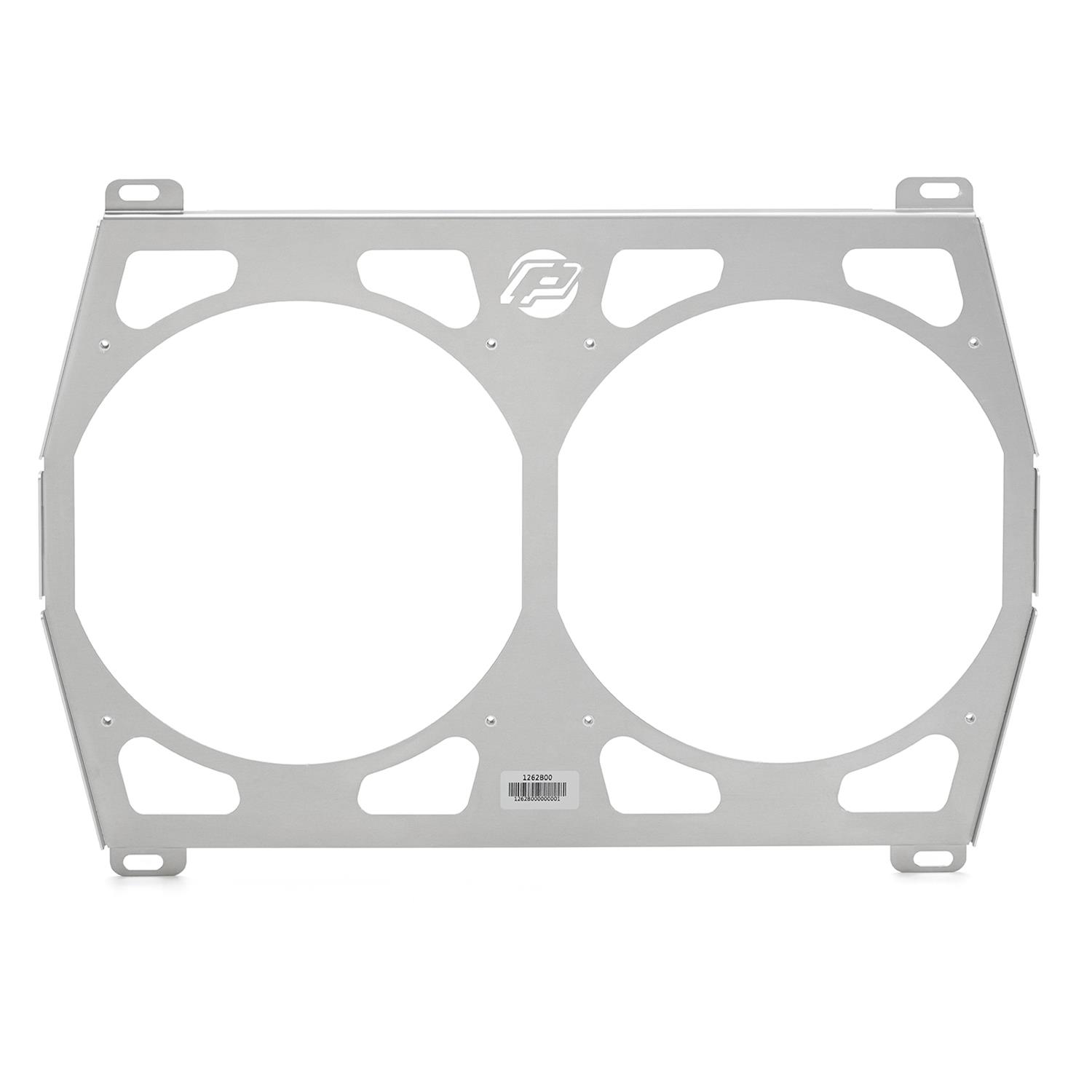 Proform 1-2-3 Series Aluminum Fan Mounting Brackets 1262B00 Electric Bracket, Dual 12 in. Fans, 26 in. Radiator Core Width, Radiator Only, Each