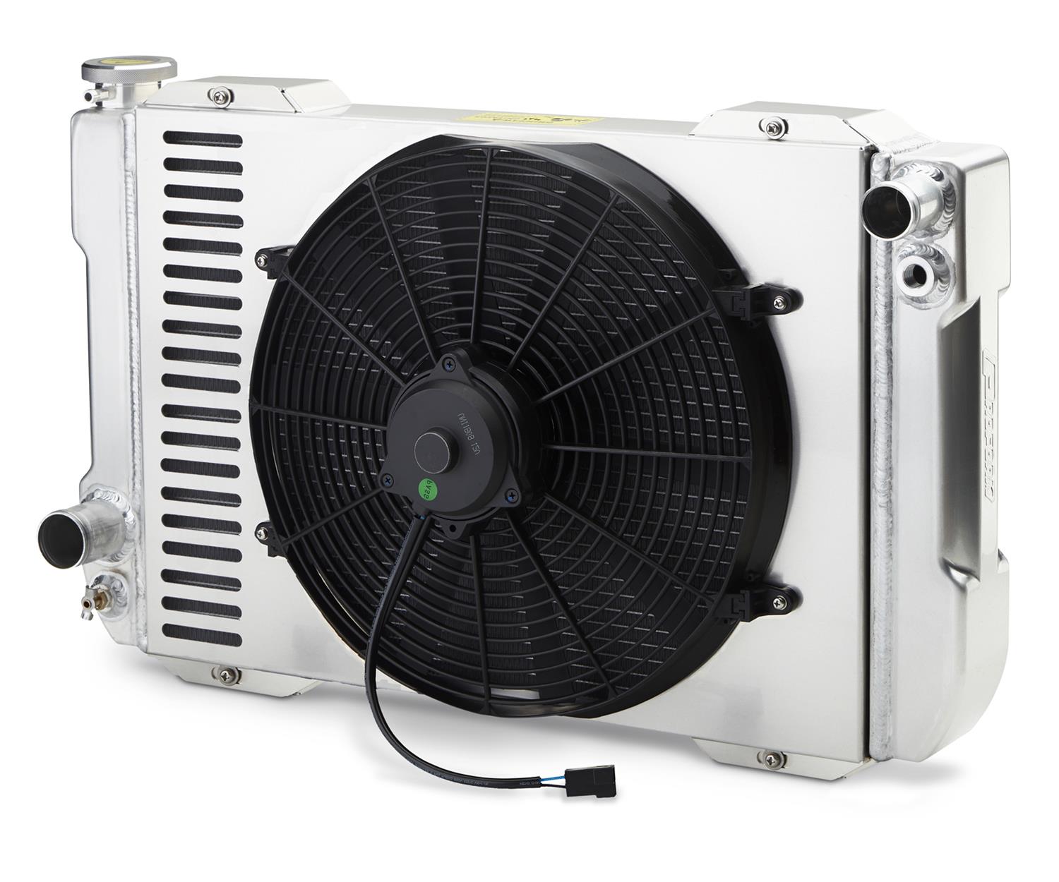 Proform 1-2-3 Universal Radiator Systems 126FS10 System with Fan, Universal, Aluminum, Natural, Manual Trans, 31.10 x18.0, Kit thumbnail 4